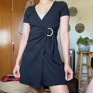 Black Wrap Dress